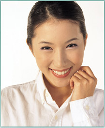 smiling asian woman